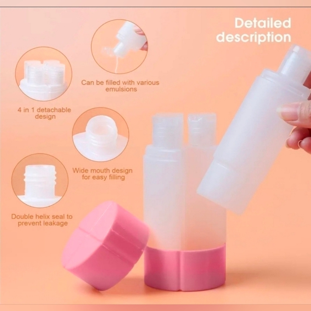 4-in-1 Travel Size Bottles BNIB